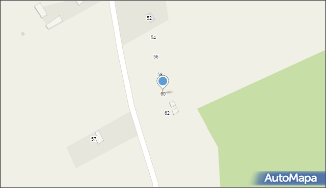 Poddubówek, Poddubówek, 60, mapa Poddubówek