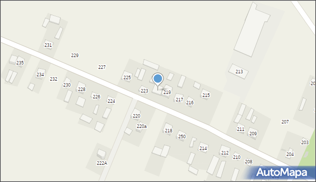 Podebłocie, Podebłocie, 221, mapa Podebłocie