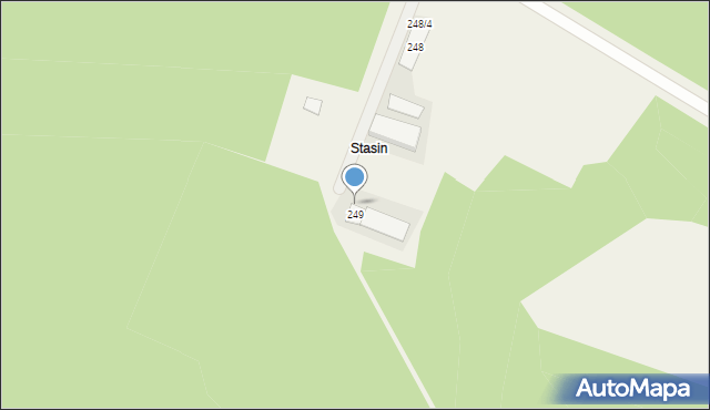 Podebłocie, Podebłocie, 249/1, mapa Podebłocie