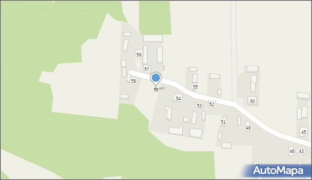 Podebłocie, Podebłocie, 56, mapa Podebłocie