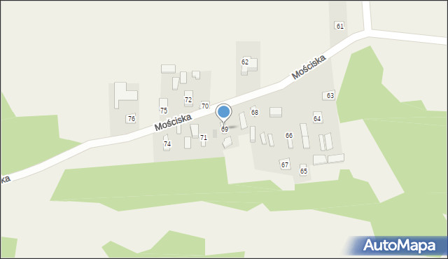 Podebłocie, Podebłocie, 69, mapa Podebłocie