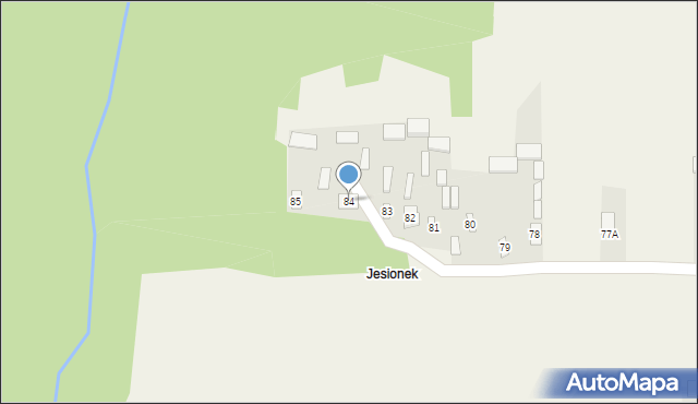 Podebłocie, Podebłocie, 84, mapa Podebłocie