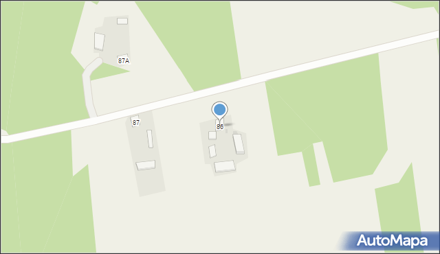 Podebłocie, Podebłocie, 86, mapa Podebłocie