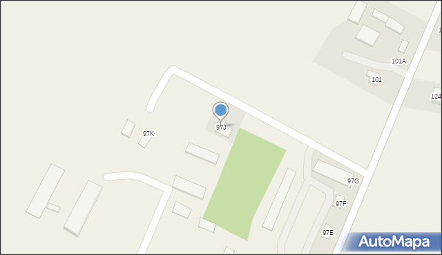 Podedwórze, Podedwórze, 97J, mapa Podedwórze