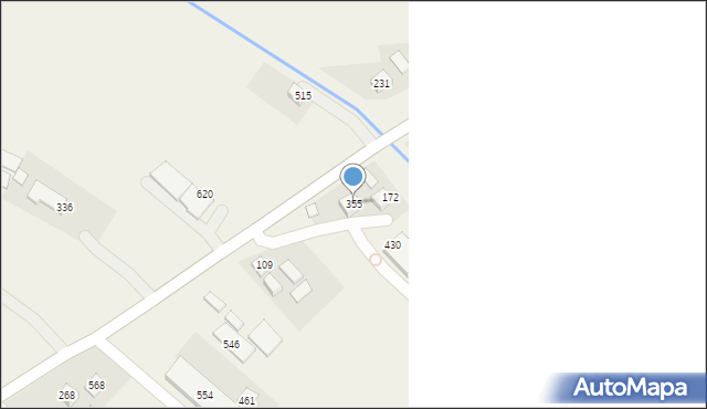 Podegrodzie, Podegrodzie, 355, mapa Podegrodzie