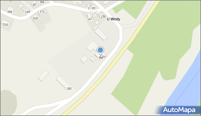 Podegrodzie, Podegrodzie, 356, mapa Podegrodzie