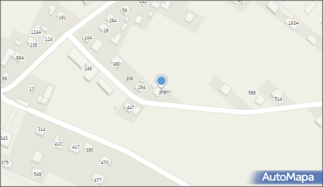 Podegrodzie, Podegrodzie, 379, mapa Podegrodzie