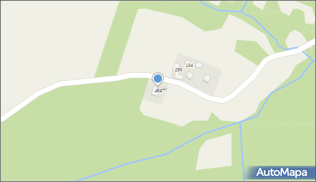 Podegrodzie, Podegrodzie, 464, mapa Podegrodzie