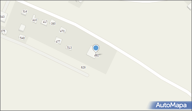 Podegrodzie, Podegrodzie, 491, mapa Podegrodzie