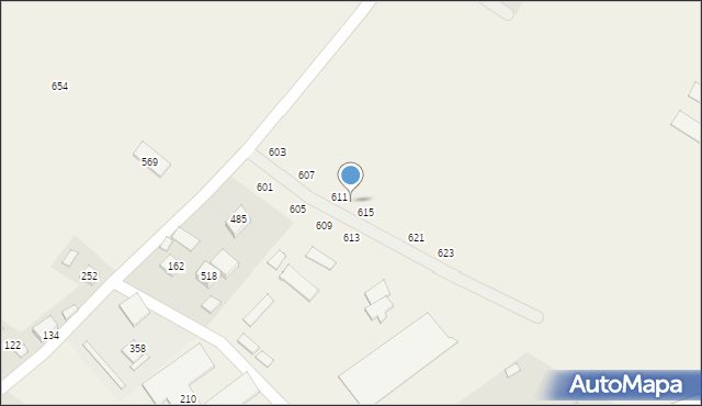 Podegrodzie, Podegrodzie, 612, mapa Podegrodzie