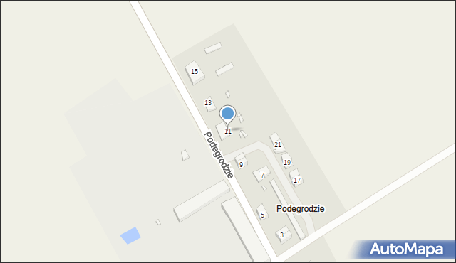 Podegrodzie, Podegrodzie, 11, mapa Podegrodzie