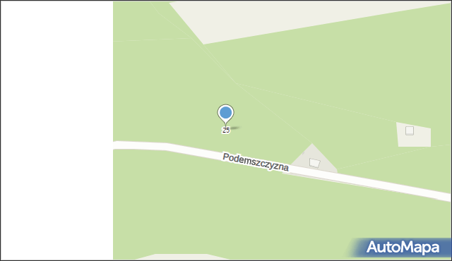 Podemszczyzna, Podemszczyzna, 25, mapa Podemszczyzna