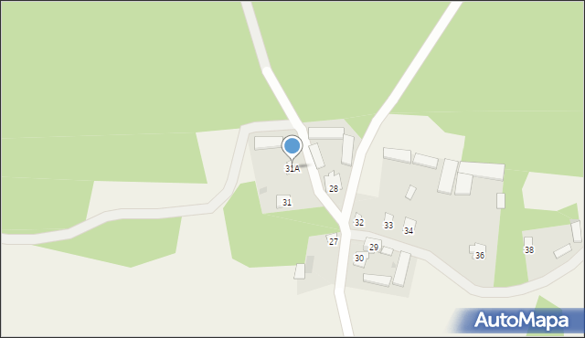 Podgać, Podgać, 31A, mapa Podgać