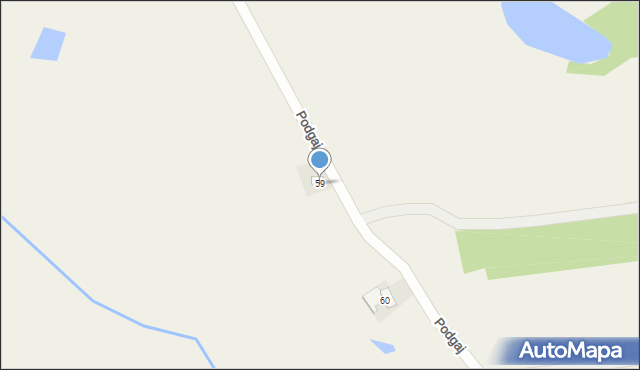 Podgaj, Podgaj, 59, mapa Podgaj