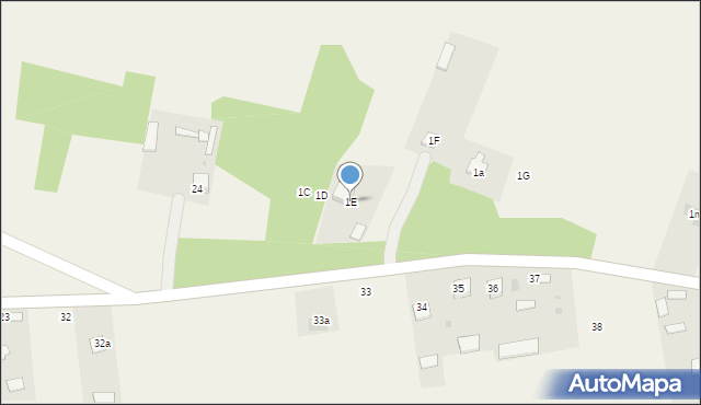 Podgaje, Podgaje, 1E, mapa Podgaje