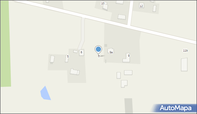 Podgaje, Podgaje, 7, mapa Podgaje