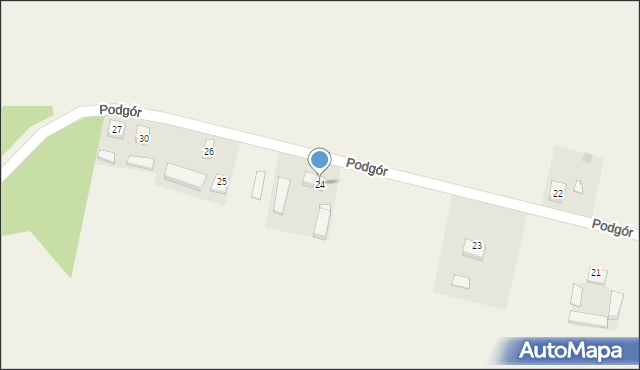 Podgór, Podgór, 24, mapa Podgór
