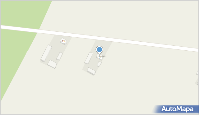 Podgórcze, Podgórcze, 14, mapa Podgórcze