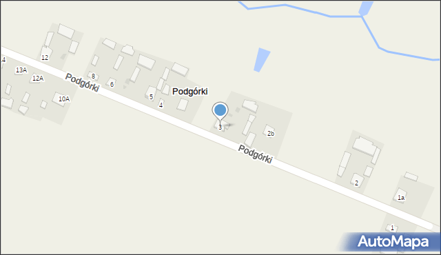 Podgórki, Podgórki, 3, mapa Podgórki