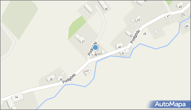 Podgórki, Podgórki, 39, mapa Podgórki