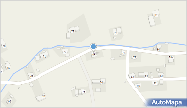 Podgórki, Podgórki, 74, mapa Podgórki