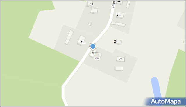 Podgórki, Podgórki, 26, mapa Podgórki