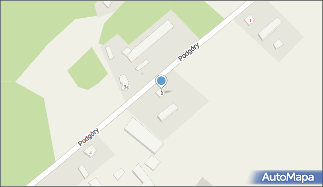 Podgóry, Podgóry, 3, mapa Podgóry