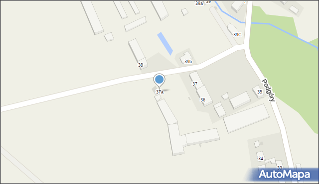 Podgóry, Podgóry, 37a, mapa Podgóry