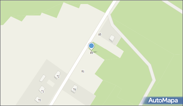 Podgórze, Podgórze, 83, mapa Podgórze