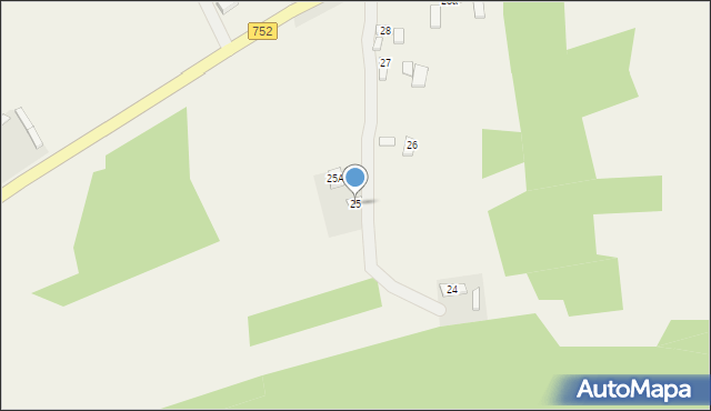 Podgórze, Podgórze, 25, mapa Podgórze