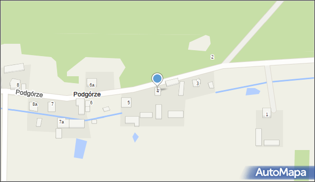 Podgórze, Podgórze, 4, mapa Podgórze