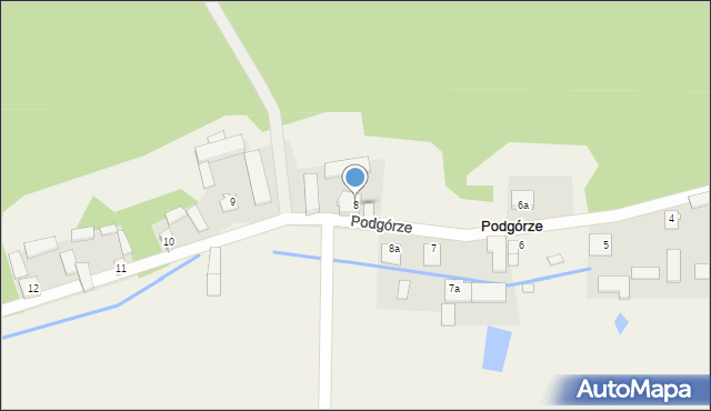 Podgórze, Podgórze, 8, mapa Podgórze