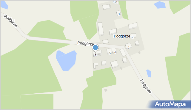 Podgórze, Podgórze, 6, mapa Podgórze