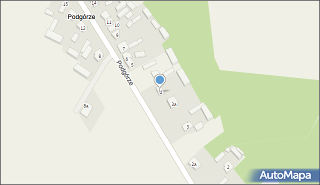 Podgórze, Podgórze, 4, mapa Podgórze