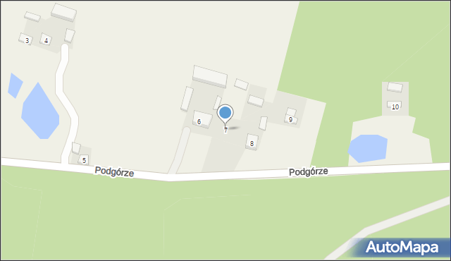 Podgórze, Podgórze, 7, mapa Podgórze