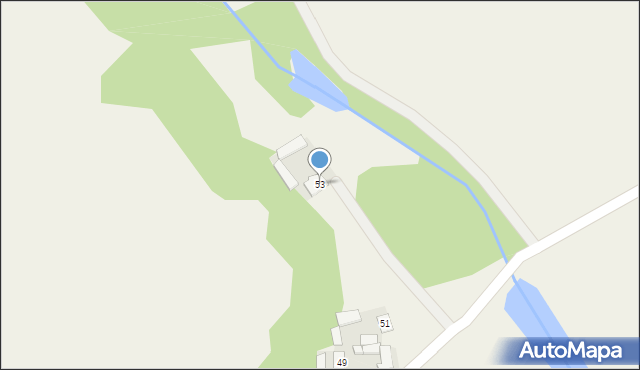 Podgórzyce, Podgórzyce, 53, mapa Podgórzyce