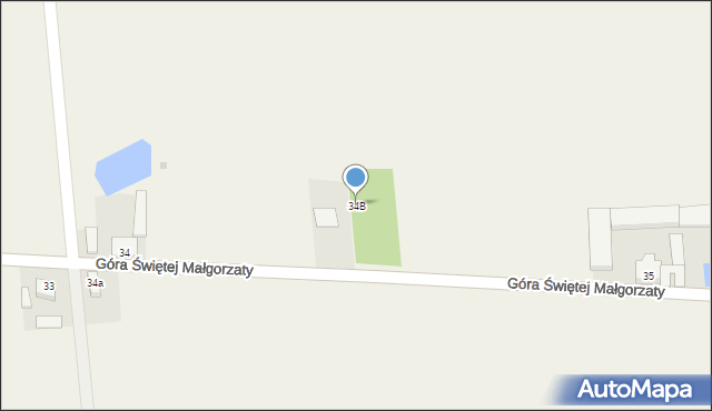 Podgórzyce, Podgórzyce, 34B, mapa Podgórzyce