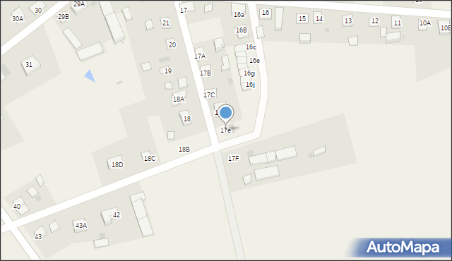 Podgórzyn, Podgórzyn, 17e, mapa Podgórzyn