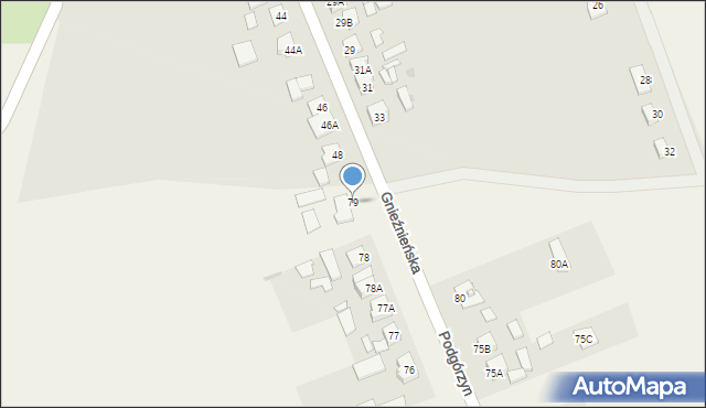 Podgórzyn, Podgórzyn, 79, mapa Podgórzyn