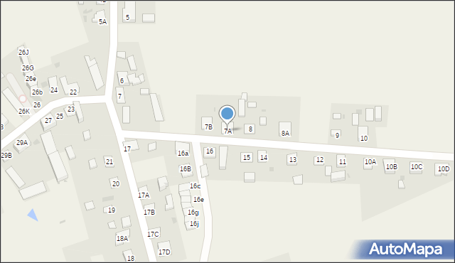 Podgórzyn, Podgórzyn, 7A, mapa Podgórzyn
