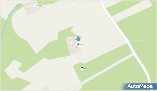 Podgrodzie, Podgrodzie, 203, mapa Podgrodzie