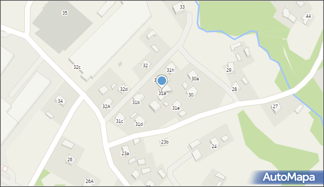 Podgrodzie, Podgrodzie, 31a, mapa Podgrodzie
