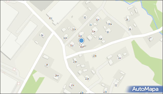 Podgrodzie, Podgrodzie, 31d, mapa Podgrodzie