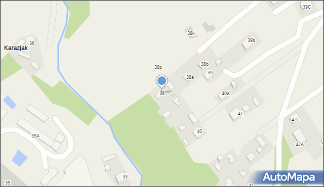 Podgrodzie, Podgrodzie, 38, mapa Podgrodzie