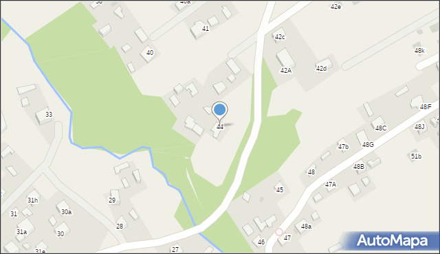 Podgrodzie, Podgrodzie, 44, mapa Podgrodzie