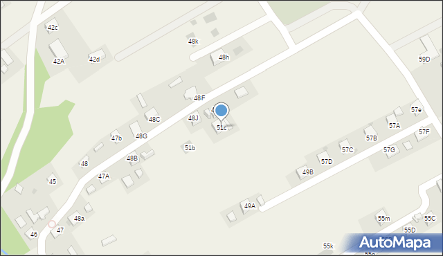 Podgrodzie, Podgrodzie, 51c, mapa Podgrodzie