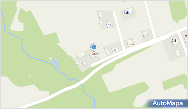 Podgrodzie, Podgrodzie, 61a, mapa Podgrodzie