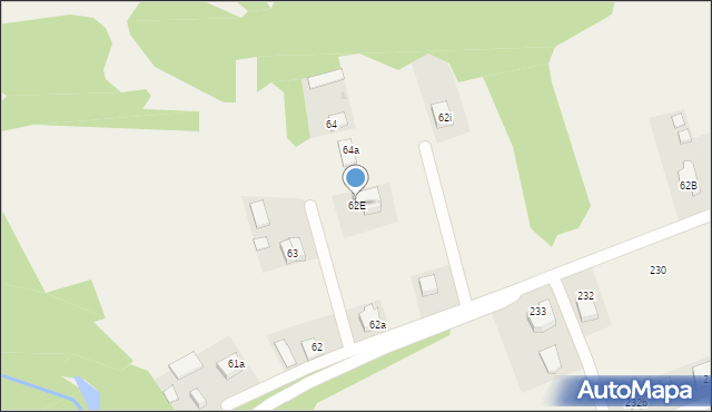 Podgrodzie, Podgrodzie, 62E, mapa Podgrodzie