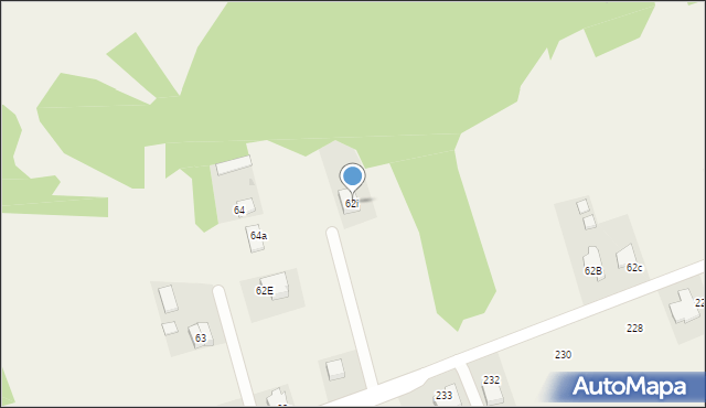 Podgrodzie, Podgrodzie, 62i, mapa Podgrodzie