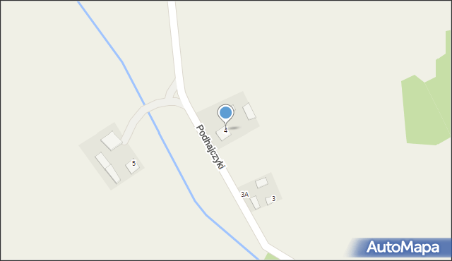 Podhajczyki, Podhajczyki, 4, mapa Podhajczyki